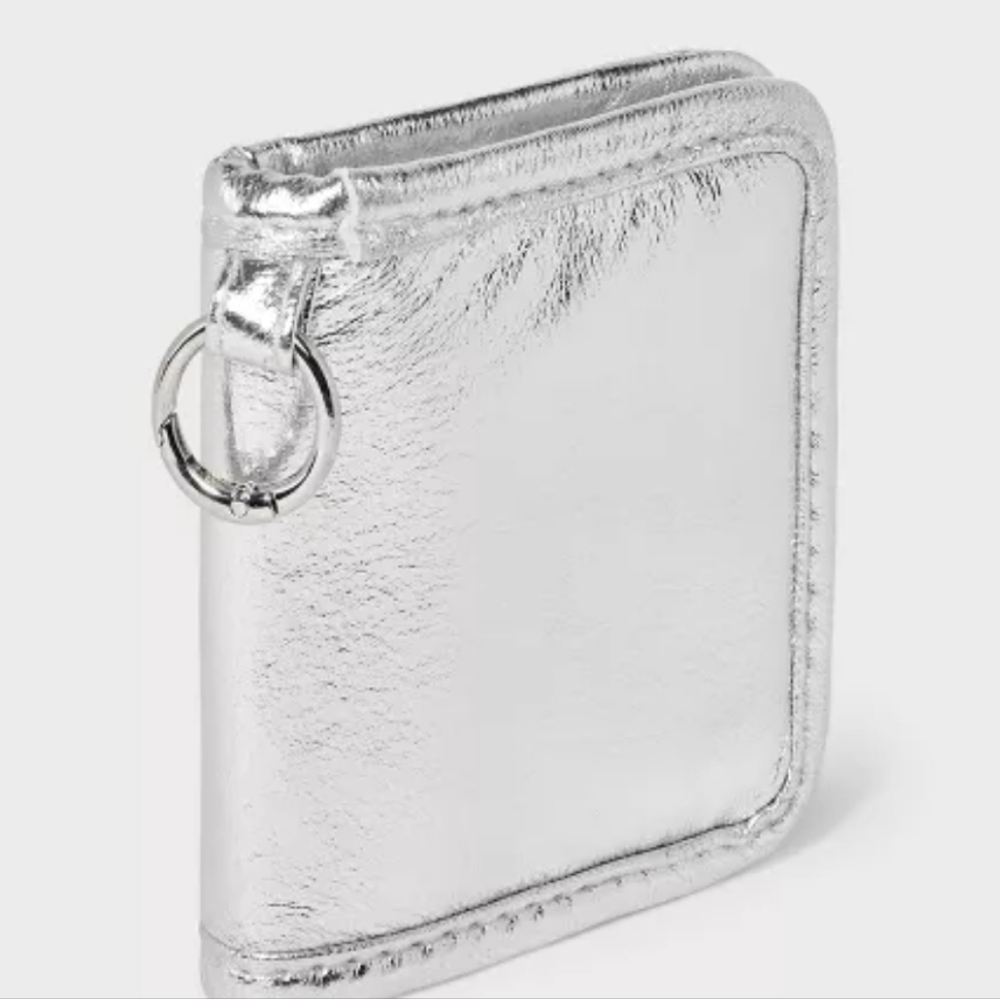 Metallic Folded Square Jewelry Organizer - Wild Fable™ Silver